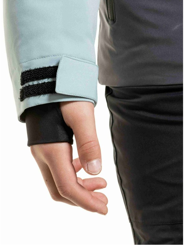 Meatfly Meatfly detská SNB & SKI bunda Deliah Grey Dark / Pink