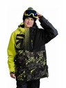 Meatfly Meatfly detská SNB & SKI bunda Bangito Acid Lime Mossy