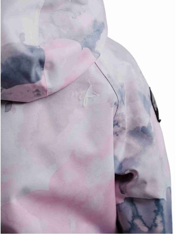 Meatfly Meatfly detská SNB & SKI bunda Deliah Clouds Pink