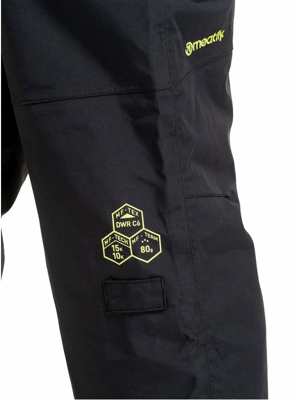 Meatfly Meatfly chlapčenské SNB & SKI nohavice Junior Black