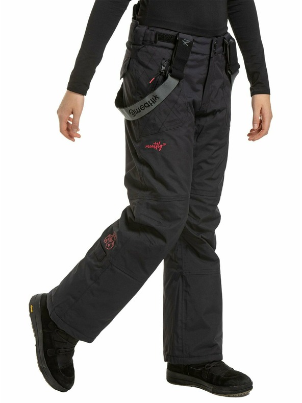 Meatfly Meatfly dievčenské SNB & SKI nohavice Girly Black