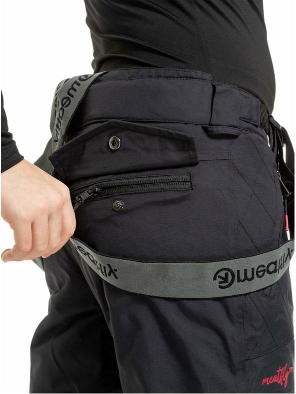 Meatfly Meatfly dievčenské SNB & SKI nohavice Girly Black