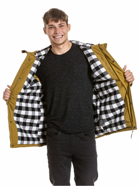 Meatfly Meatfly pánska zimná bunda Nils Parka Golden Olive