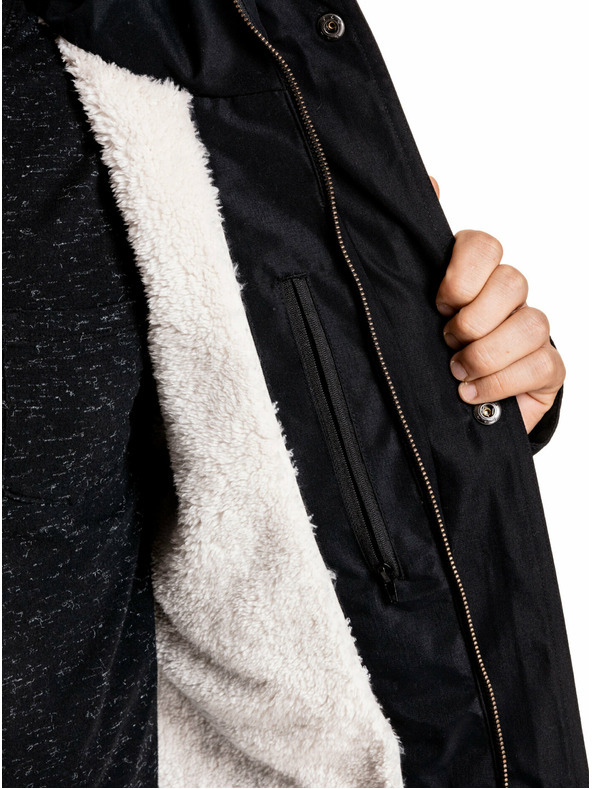 Meatfly Meatfly pánska zimná bunda Lars Parka Black