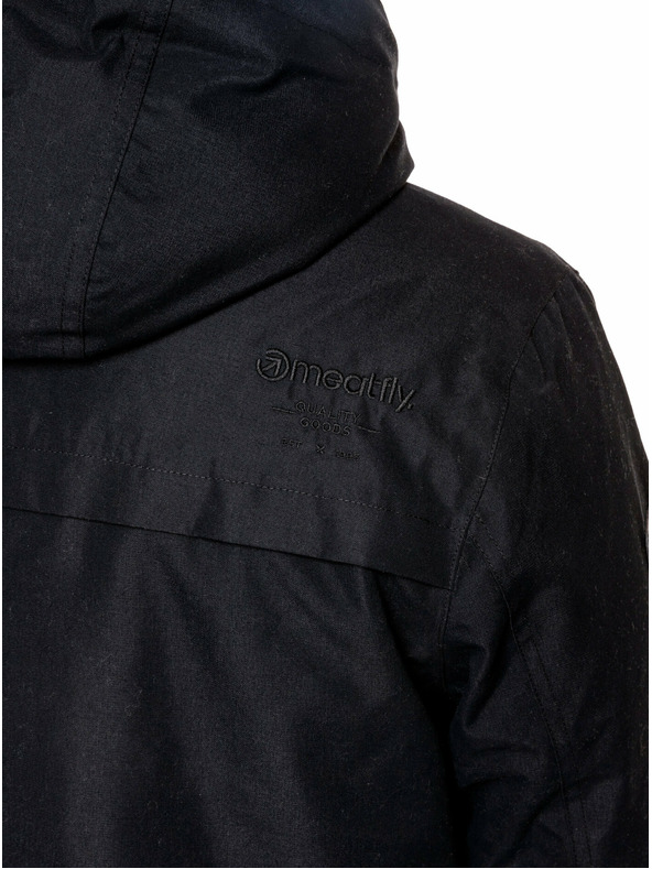Meatfly Meatfly pánska zimná bunda Lars Parka Black