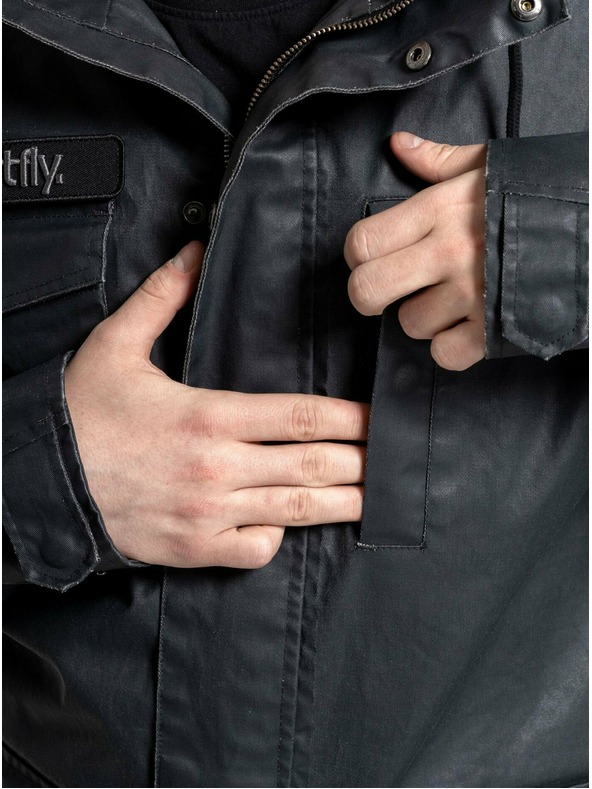 Meatfly Meatfly pánska street bunda Brian Black