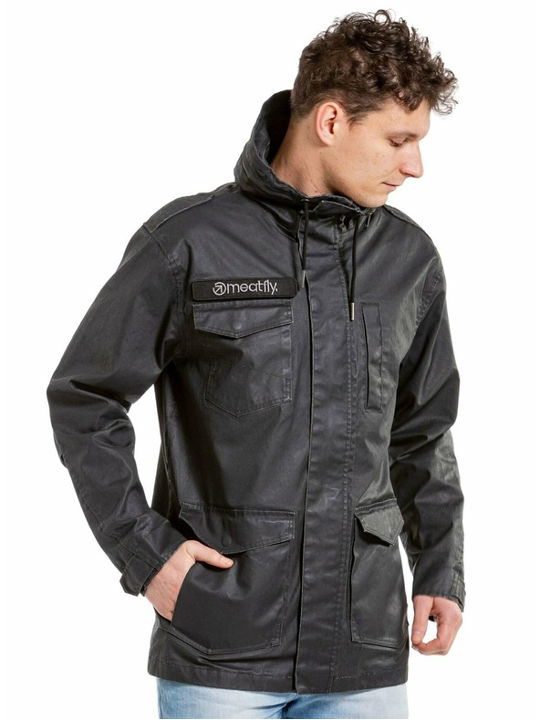 Meatfly Meatfly pánska street bunda Brian Black