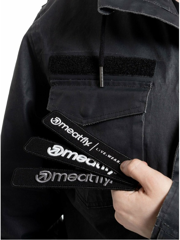 Meatfly Meatfly pánska street bunda Brian Black