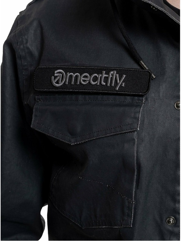 Meatfly Meatfly pánska street bunda Brian Black