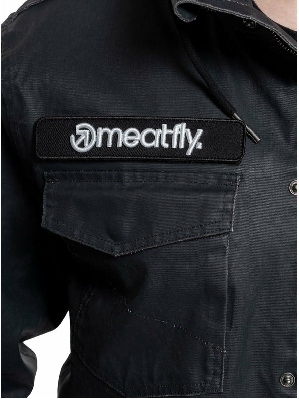 Meatfly Meatfly pánska street bunda Brian Black