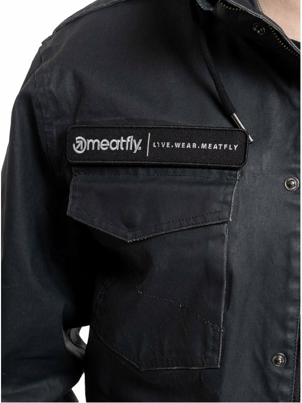 Meatfly Meatfly pánska street bunda Brian Black