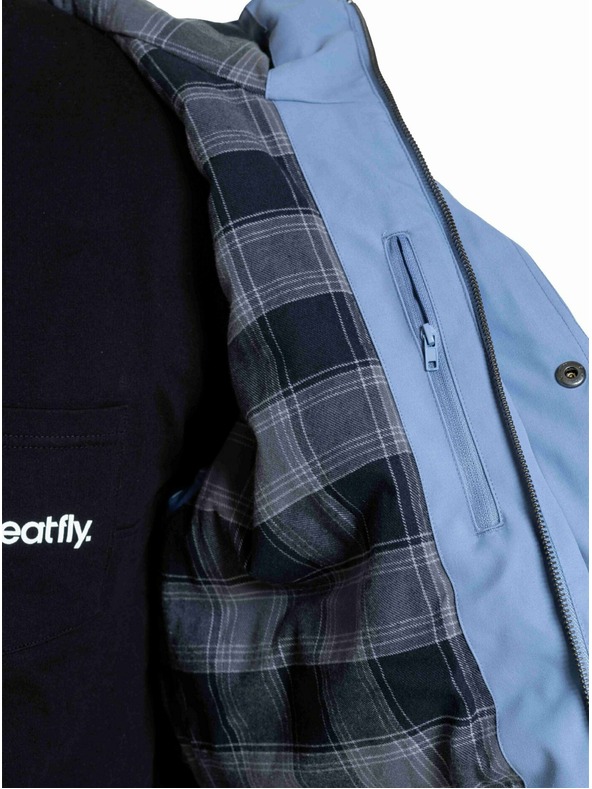 Meatfly Meatfly pánska zimná bunda Nils Stonewash