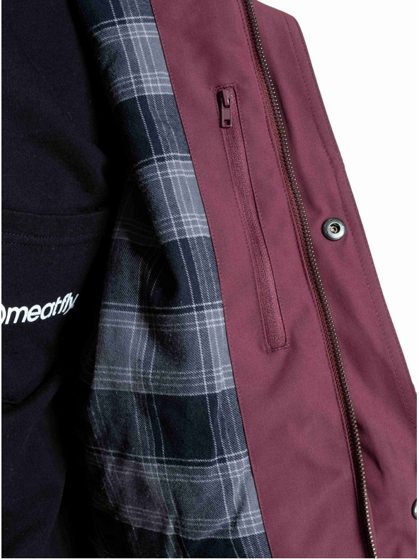 Meatfly Meatfly pánska zimná bunda Nils Pomegranate