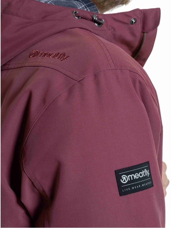 Meatfly Meatfly pánska zimná bunda Nils Pomegranate