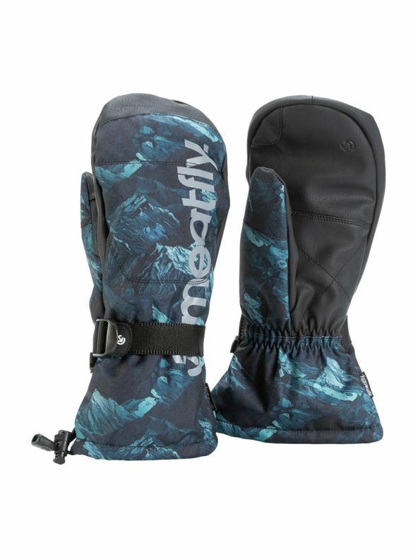 Meatfly Meatfly pánske rukavice Osbourne Green Mountains