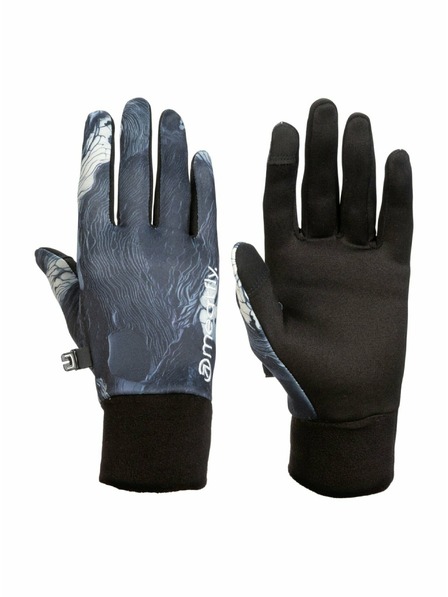 Meatfly Meatfly pánske rukavice Mens Powerstretch Deep Lake