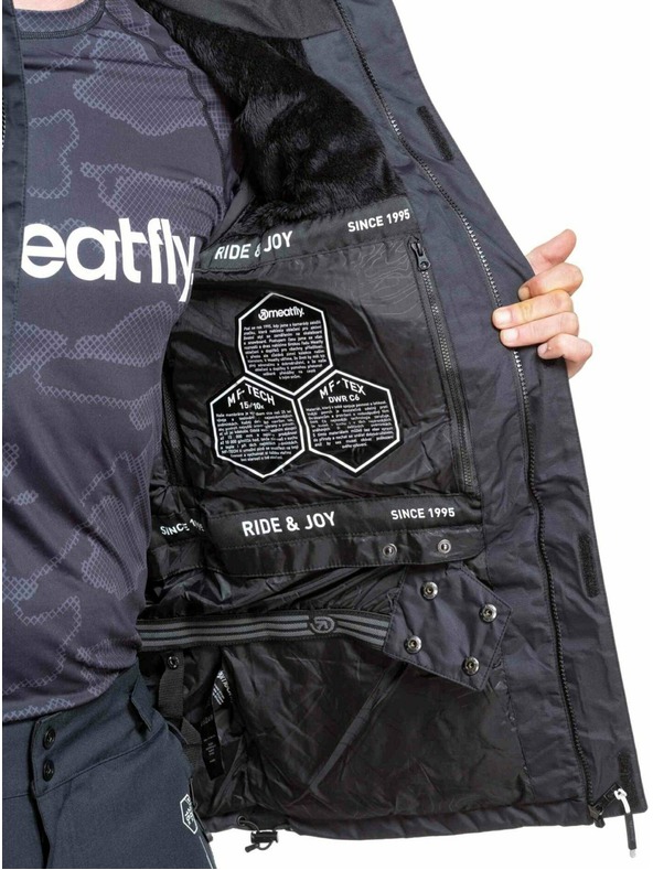 Meatfly Meatfly pánska SNB & SKI bunda Shader Black