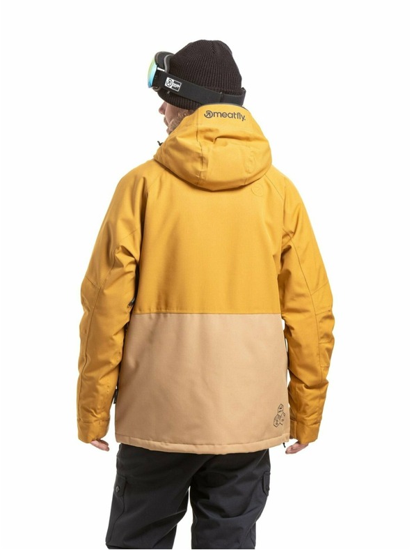 Meatfly Meatfly pánska SNB & SKI bunda Vertigo Wood / Tan