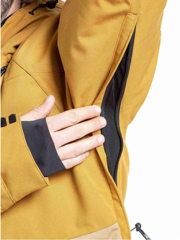 Meatfly Meatfly pánska SNB & SKI bunda Vertigo Wood / Tan