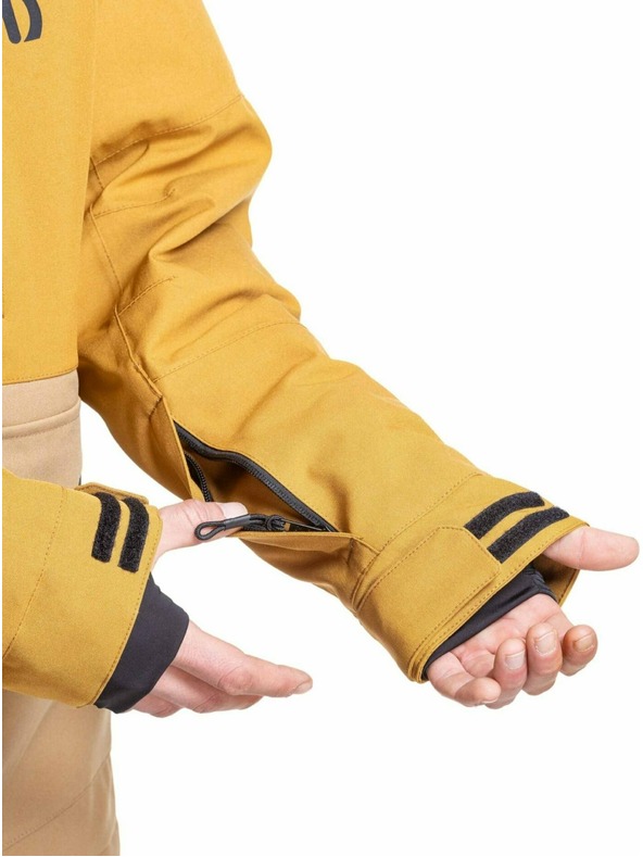 Meatfly Meatfly pánska SNB & SKI bunda Vertigo Wood / Tan