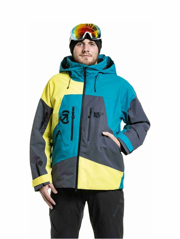 Meatfly Meatfly pánska SNB & SKI bunda Shader Hb Blue / Lime