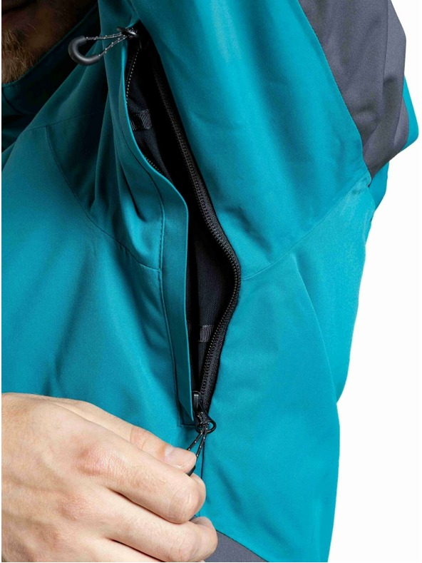 Meatfly Meatfly pánska SNB & SKI bunda Shader Hb Blue / Lime