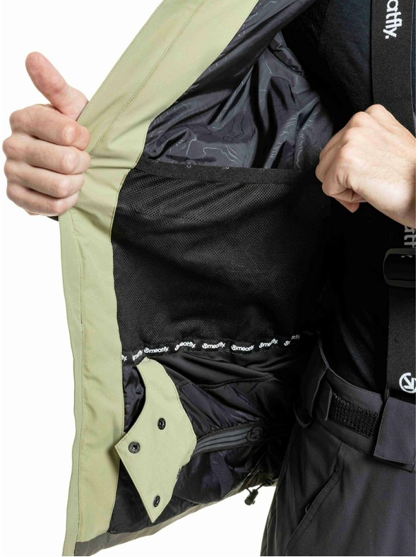 Meatfly Meatfly pánska SNB & SKI bunda Cronos Olive Light / Olive Dark