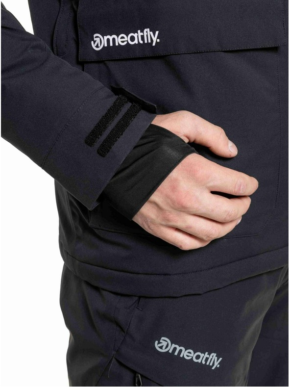 Meatfly Meatfly pánska SNB & SKI bunda Vertigo Black
