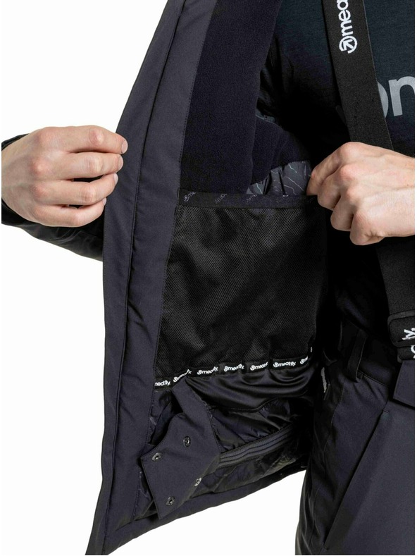 Meatfly Meatfly pánska SNB & SKI bunda Vertigo Black