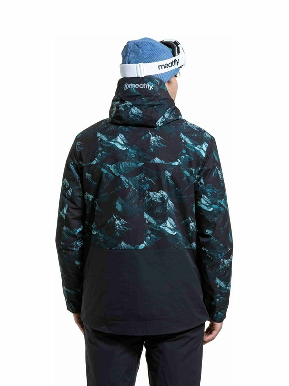 Meatfly Meatfly pánska SNB & SKI bunda Manifold Green Mountains