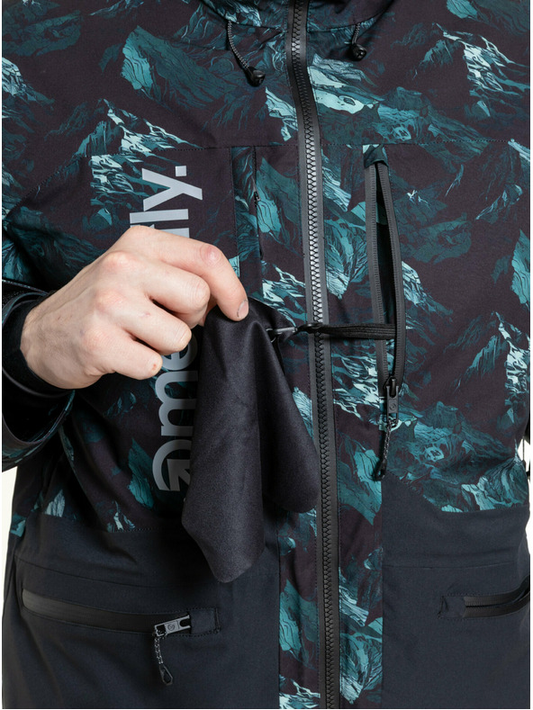 Meatfly Meatfly pánska SNB & SKI bunda Manifold Green Mountains