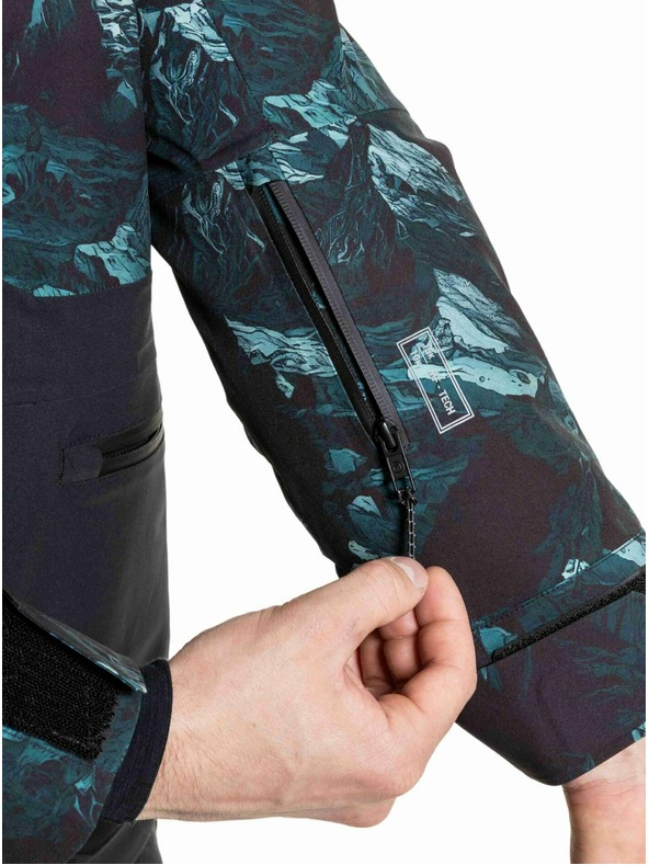 Meatfly Meatfly pánska SNB & SKI bunda Manifold Green Mountains