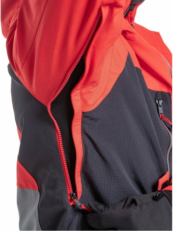 Meatfly Meatfly pánska SNB & SKI bunda Cronos Ferrari Red/Dark Grey