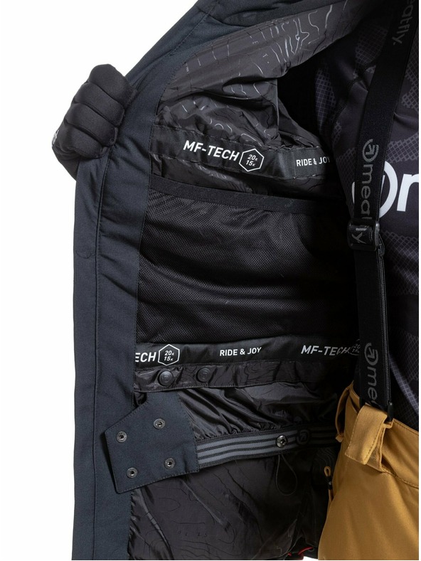 Meatfly Meatfly pánska SNB & SKI bunda Cronos Ferrari Red/Dark Grey