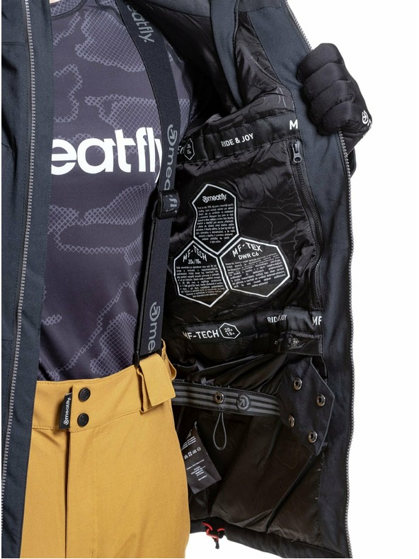 Meatfly Meatfly pánska SNB & SKI bunda Cronos Ferrari Red/Dark Grey