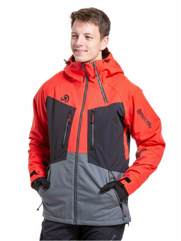 Meatfly Meatfly pánska SNB & SKI bunda Cronos Ferrari Red/Dark Grey