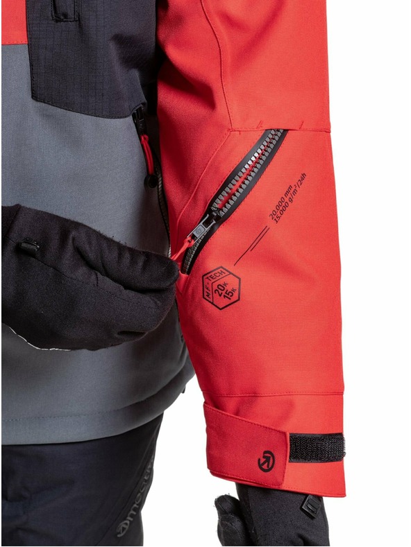 Meatfly Meatfly pánska SNB & SKI bunda Cronos Ferrari Red/Dark Grey