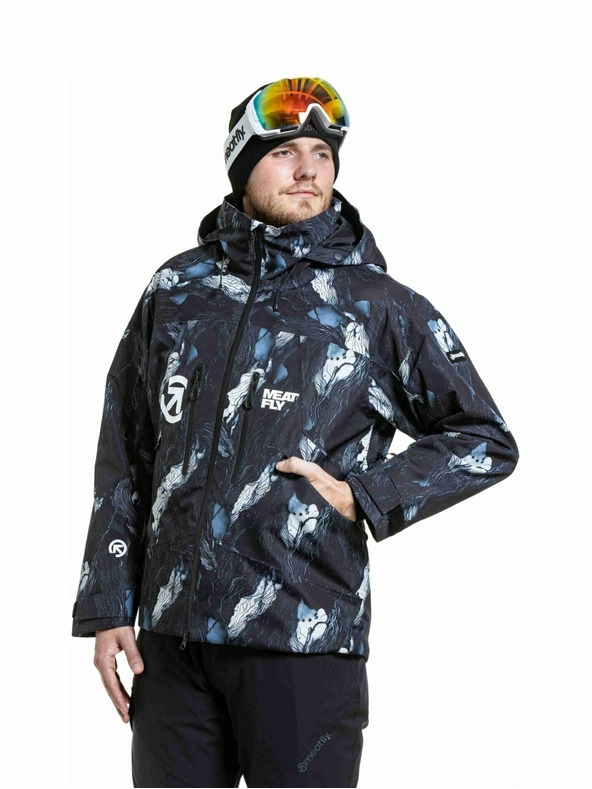 Meatfly Meatfly pánska SNB & SKI bunda Shader Deep Lake