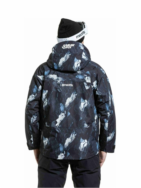 Meatfly Meatfly pánska SNB & SKI bunda Shader Deep Lake