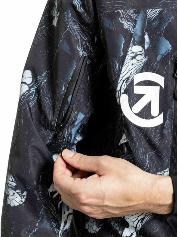 Meatfly Meatfly pánska SNB & SKI bunda Shader Deep Lake