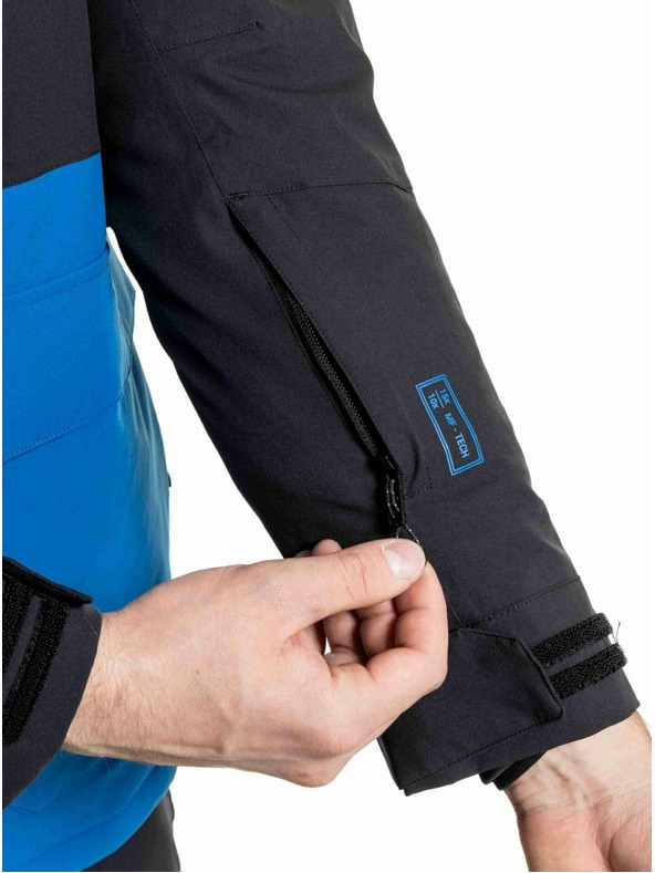 Meatfly Meatfly pánska SNB & SKI bunda Vertigo Black / Blue Sky