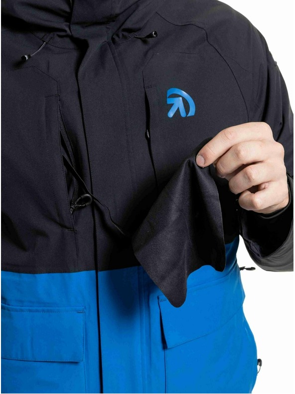 Meatfly Meatfly pánska SNB & SKI bunda Vertigo Black / Blue Sky