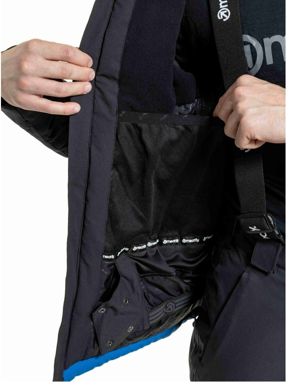 Meatfly Meatfly pánska SNB & SKI bunda Vertigo Black / Blue Sky