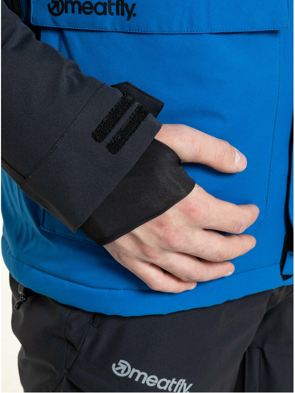 Meatfly Meatfly pánska SNB & SKI bunda Vertigo Black / Blue Sky