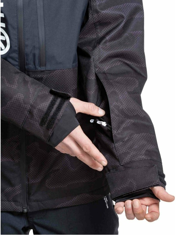 Meatfly Meatfly pánska SNB & SKI bunda Manifold Morph Black