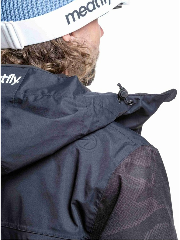 Meatfly Meatfly pánska SNB & SKI bunda Manifold Morph Black