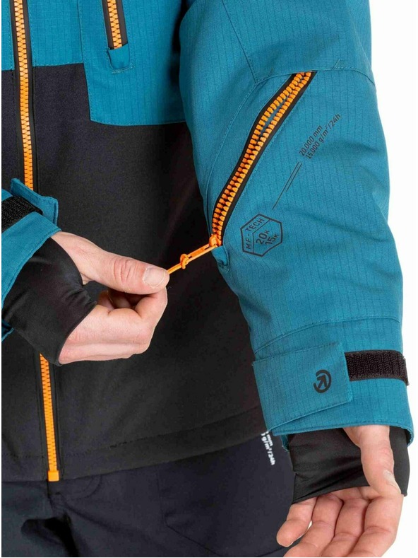 Meatfly Meatfly pánska SNB & SKI bunda Cronos Black / Deep Ocean