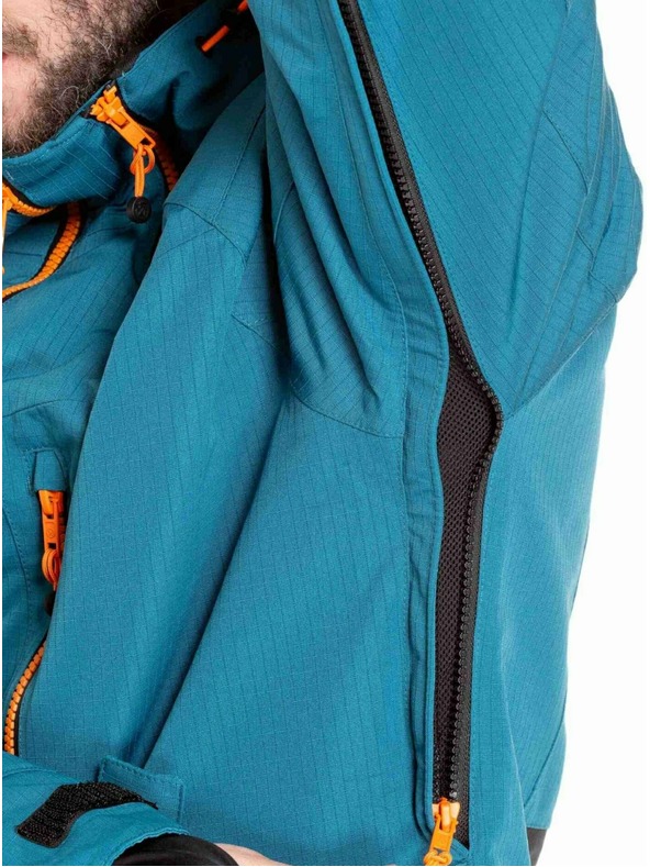 Meatfly Meatfly pánska SNB & SKI bunda Cronos Black / Deep Ocean