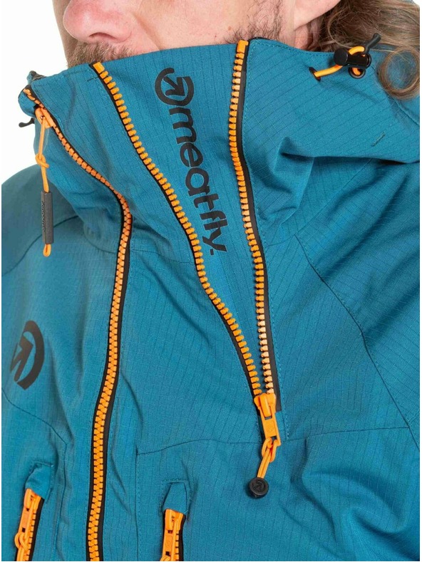 Meatfly Meatfly pánska SNB & SKI bunda Cronos Black / Deep Ocean