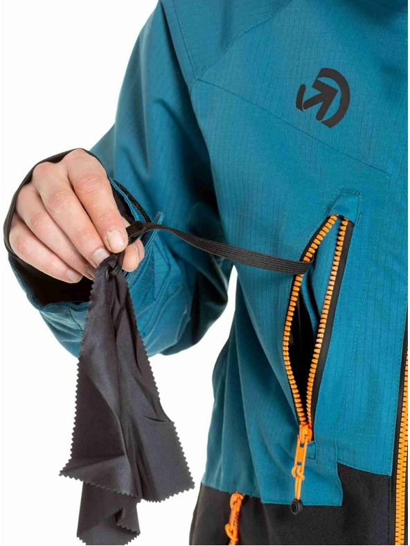 Meatfly Meatfly pánska SNB & SKI bunda Cronos Black / Deep Ocean